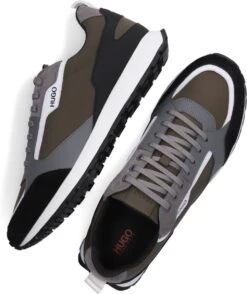 Hugo Boss Hugo Icelin Runn Lage Sneakers - Leren Sneaker - Heren - Groen - Maat 44 -Nike Winkel 1008x1200