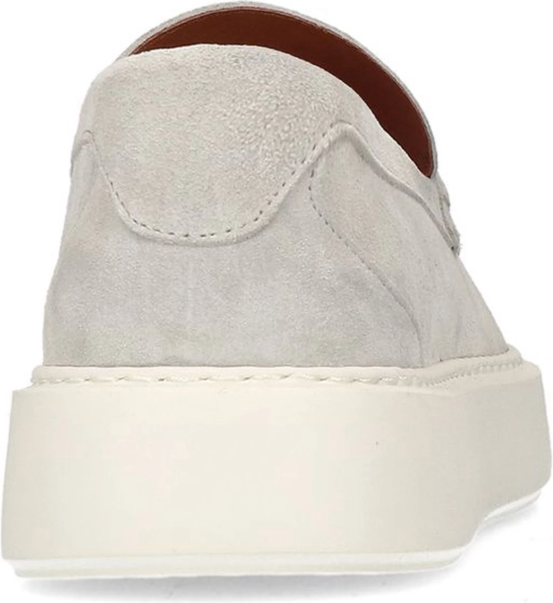 Sacha - Heren - Lichtgrijze Suède Loafers Met Witte Zool - Maat 40 7 Sacha - Heren - Lichtgrijze Suède Loafers Met Witte Zool - Maat 40 - Afbeelding 5