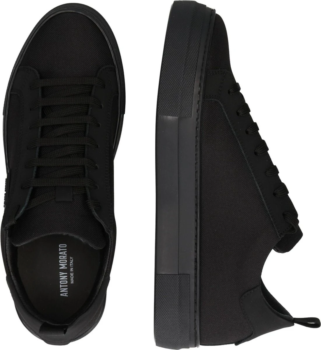 Antony Morato Mmfw01413 Lage Sneakers - Heren - Zwart - Maat 42 10 Antony Morato Mmfw01413 Lage Sneakers - Heren - Zwart - Maat 42 - Afbeelding 8