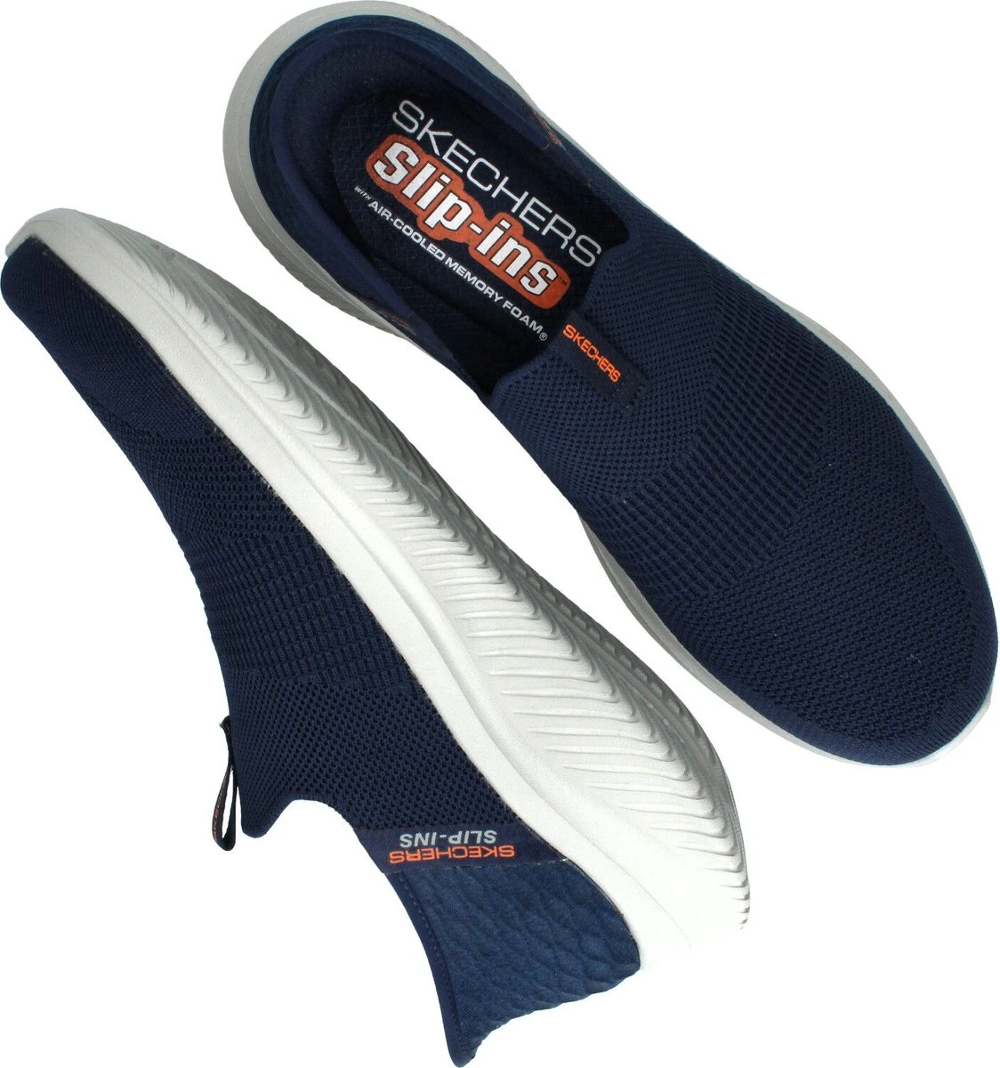 Skechers Slip-Ins: Ultra Flex 3.0 Instapper - Mannen - Blauw - Maat 5 Skechers Slip-Ins: Ultra Flex 3.0 Instapper - Mannen - Blauw - Maat - Afbeelding 3