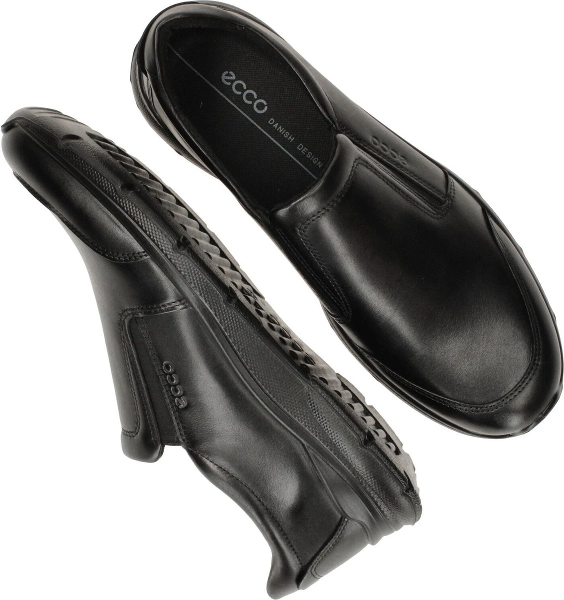 ECCO Irving Leren Heren Instappers - Zwart - Maat 43 - Uitneembare Zool 8 ECCO Irving Leren Heren Instappers - Zwart - Maat 43 - Uitneembare Zool - Afbeelding 6