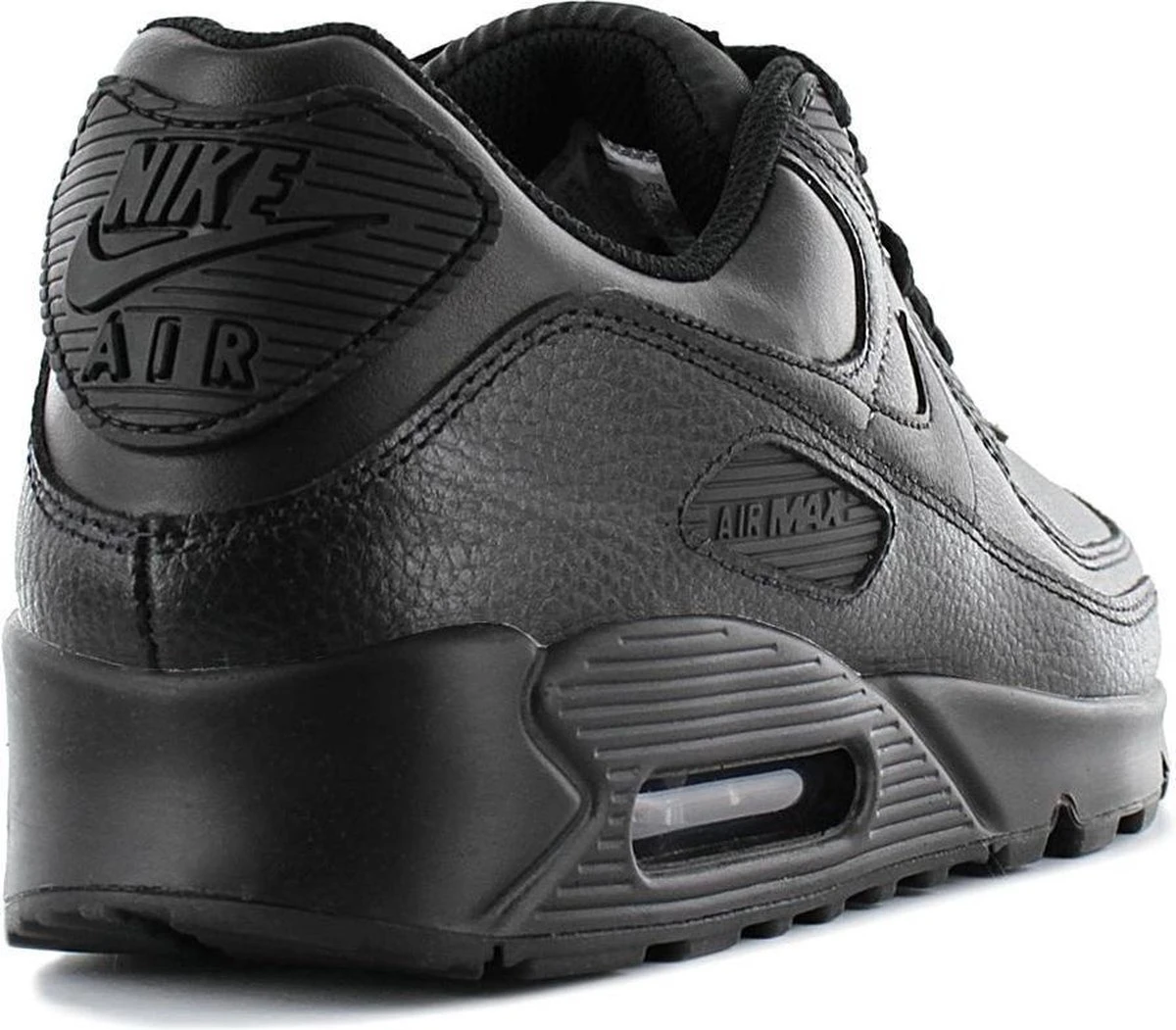 Nike Air Max 90 Ltr Heren Sneakers - Black/Black-Black - Maat 45 6 Nike Air Max 90 Ltr Heren Sneakers - Black/Black-Black - Maat 45 - Afbeelding 4