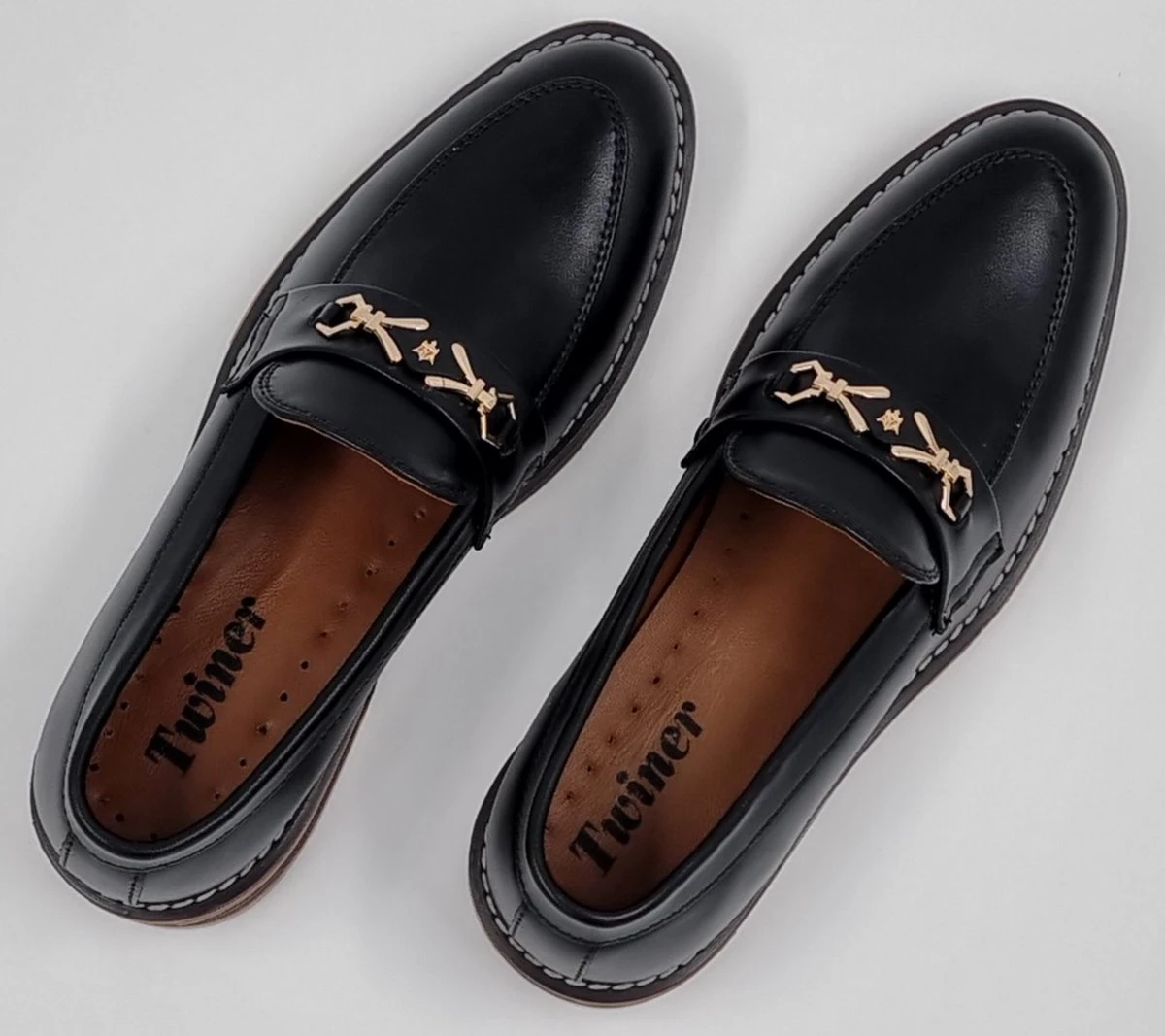 TOMSHOES - Heren Schoenen - Heren Loafers - Zwart - Maat 43 8 TOMSHOES - Heren Schoenen - Heren Loafers - Zwart - Maat 43 - Afbeelding 6