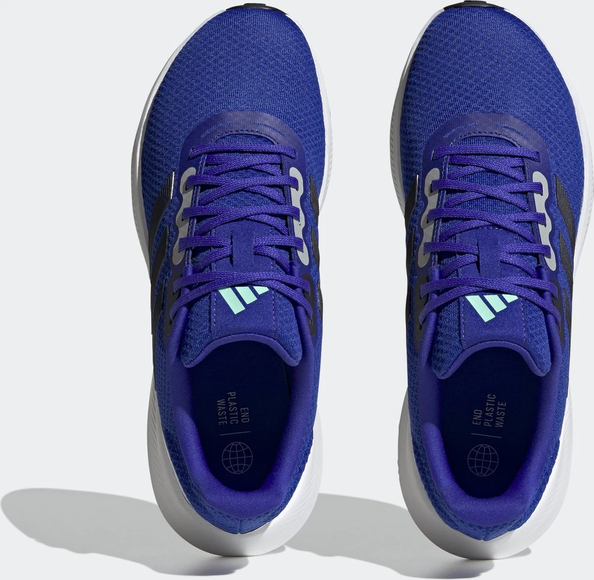 Adidas Performance Runfalcon 3 Schoenen - Heren - Blauw - 45 1/3 6 Adidas Performance Runfalcon 3 Schoenen - Heren - Blauw - 45 1/3 - Afbeelding 4