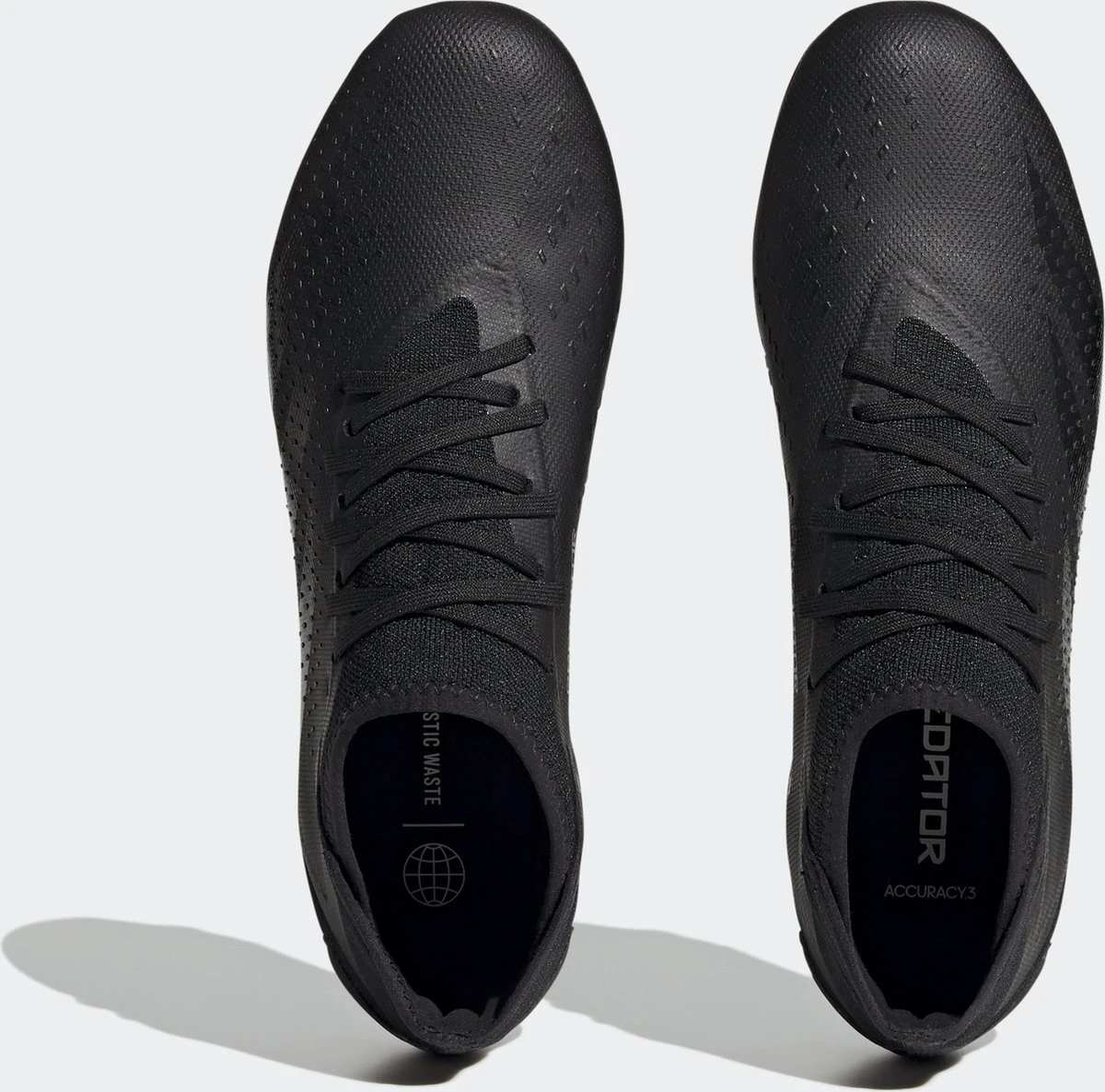 Adidas Predator Accuracy.3 FG - Zwart/zwart 4 Adidas Predator Accuracy.3 FG - Zwart/zwart - Afbeelding 2