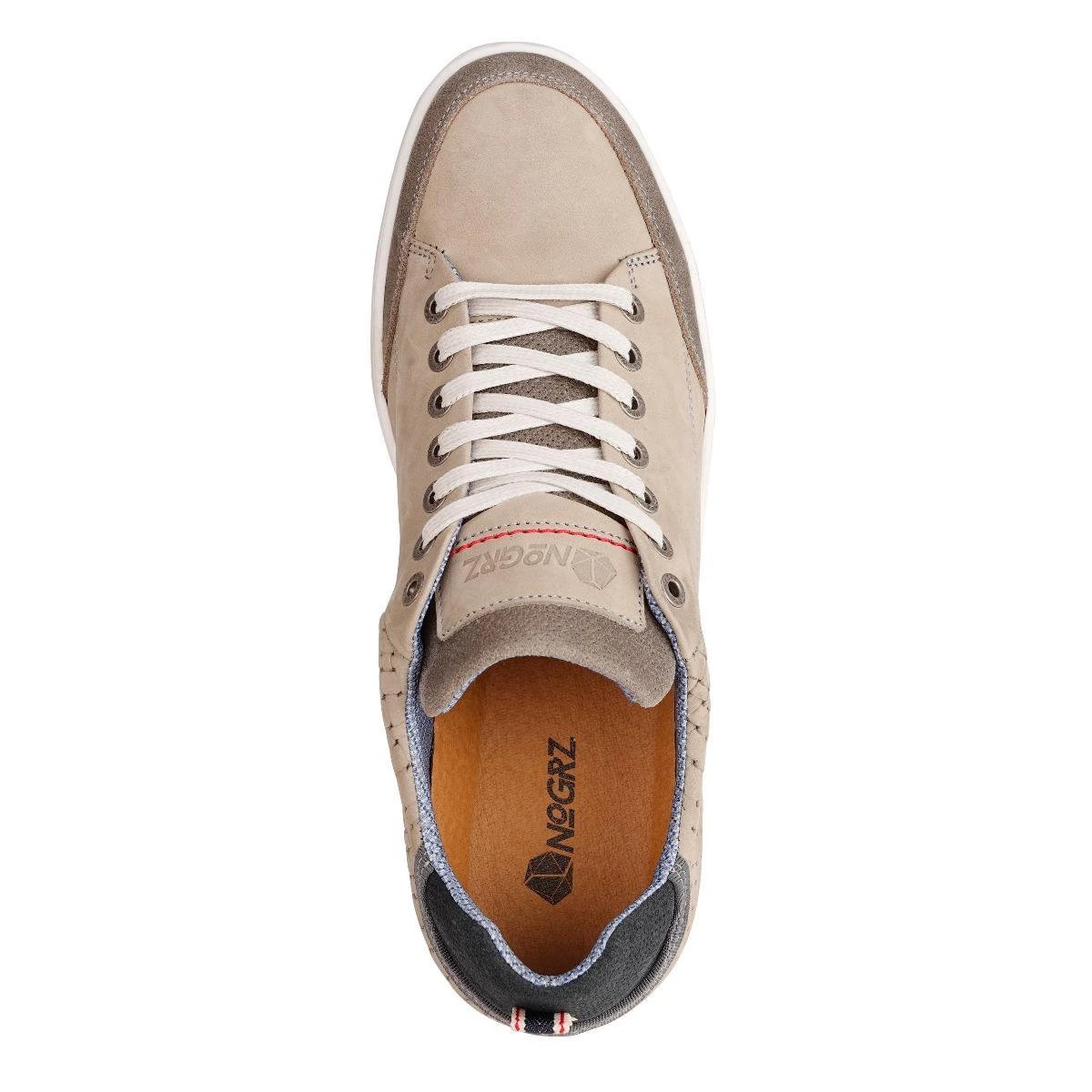 NoGRZ W.Burn - Leren Heren Sneaker - Taupe - Maat 46 5 NoGRZ W.Burn - Leren Heren Sneaker - Taupe - Maat 46 - Afbeelding 3