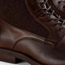 DenBroeck Worth St. - Hoge Veterschoenen - Hoogwaardig Leder En Katoen - Heren - Donkerbruin -Nike Winkel 1200x1200 184