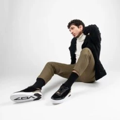 VO7 - DXB Suede Sneaker Boots Heren - Zwart - Goud - Suede Leer - Nette Heren Schoenen - Leren Lage Sneakers - Memory Shape Zolen Voor Extra Comfort - Herenschoenen - Maat 41 -Nike Winkel 1200x1200 70