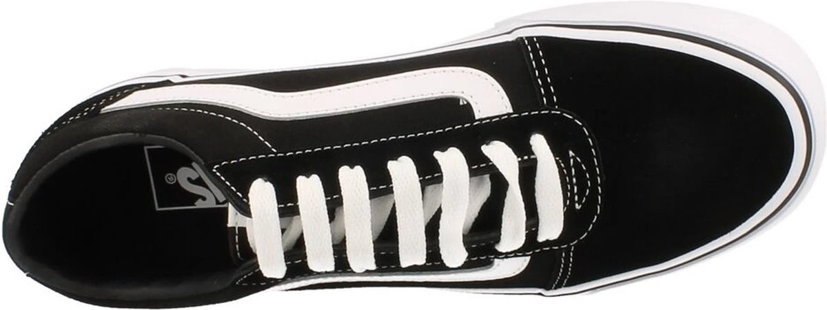 Vans Ward Suede Canvas Heren Sneakers - Black/White - Maat 43 13 Vans Ward Suede Canvas Heren Sneakers - Black/White - Maat 43 - Afbeelding 11