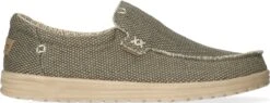 Hey Dude HEYDUDE Mikka Braided Heren Instappers Army | Groen | Maat 44 | HD40124-3VE