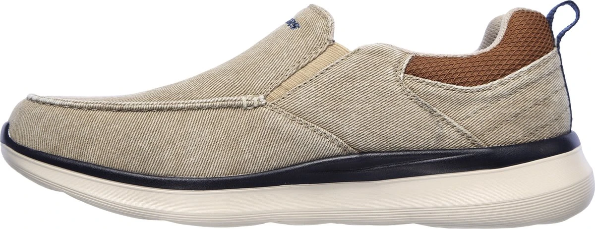 Skechers Delson 2.0 Heren Instappers - Sand - Maat 46 13 Skechers Delson 2.0 Heren Instappers - Sand - Maat 46 - Afbeelding 11