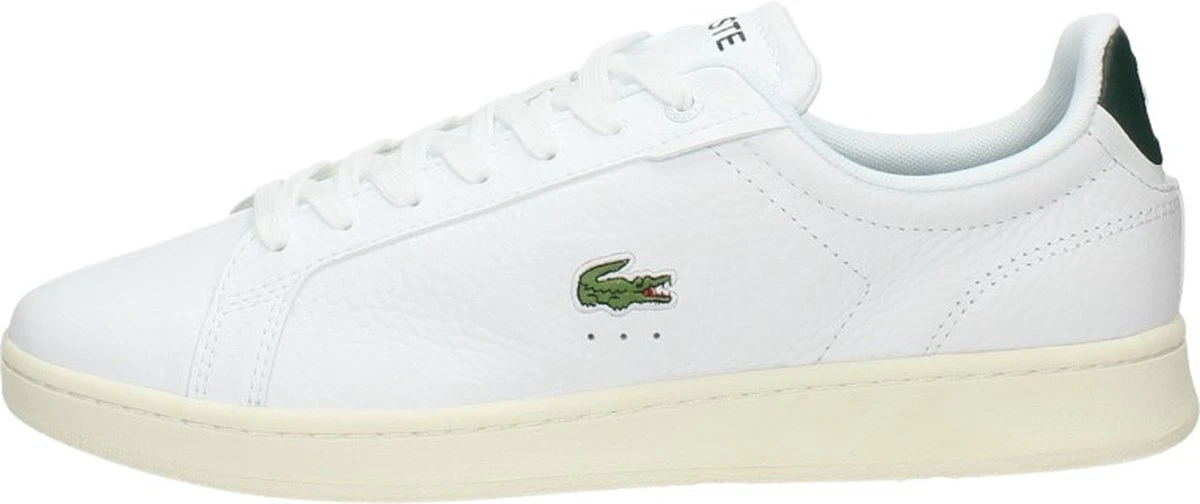 Lacoste Carnaby Pro Mannen Sneakers - White/Dark Green - Maat 44 3 Lacoste Carnaby Pro Mannen Sneakers - White/Dark Green - Maat 44