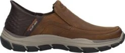 Skechers Respected Slip-ins Heren Sneaker - Cognac - Maat 47,5 -Nike Winkel 1200x508