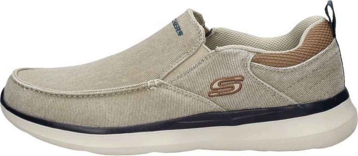 Skechers Delson 2.0 Heren Instappers - Sand - Maat 46 12 Skechers Delson 2.0 Heren Instappers - Sand - Maat 46 - Afbeelding 10