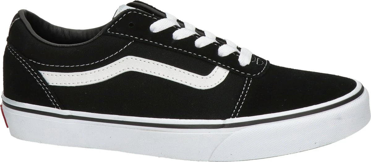 Vans Ward Suede Canvas Heren Sneakers - Black/White - Maat 43 14 Vans Ward Suede Canvas Heren Sneakers - Black/White - Maat 43 - Afbeelding 12