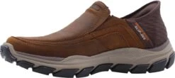 Skechers Respected Slip-ins Heren Sneaker - Cognac - Maat 47,5 -Nike Winkel 1200x533