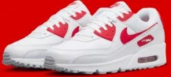 Nike Air Max 90 Wit / Rood - Heren Sneaker - DX8966-100 - Maat 45 -Nike Winkel 1200x538 3
