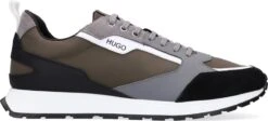 Hugo Boss Hugo Icelin Runn Lage Sneakers - Leren Sneaker - Heren - Groen - Maat 44