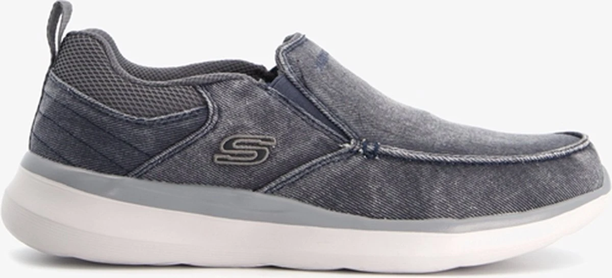 Skechers Delson 2.0 Heren Instappers - Blauw - Maat 48,5 4 Skechers Delson 2.0 Heren Instappers - Blauw - Maat 48,5 - Afbeelding 2