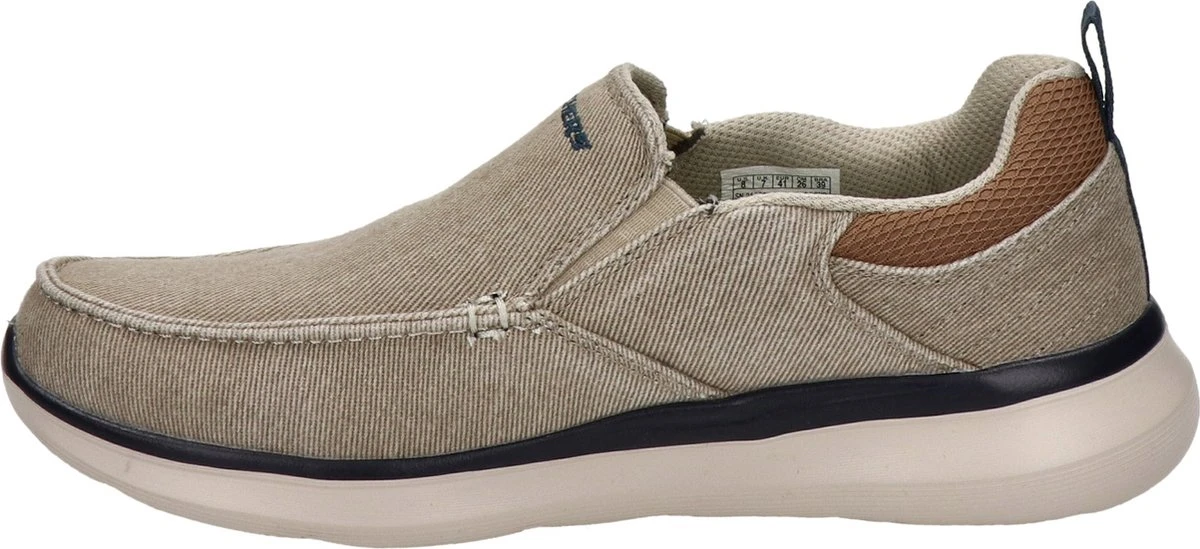 Skechers Delson 2.0 Heren Instappers - Sand - Maat 46 17 Skechers Delson 2.0 Heren Instappers - Sand - Maat 46 - Afbeelding 15
