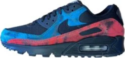 Nike Air Max 90 - Black Tie-Dye - Heren Sneakers Sportschoenen Schoenen Zwart DJ6888-001 - Maat EU 39