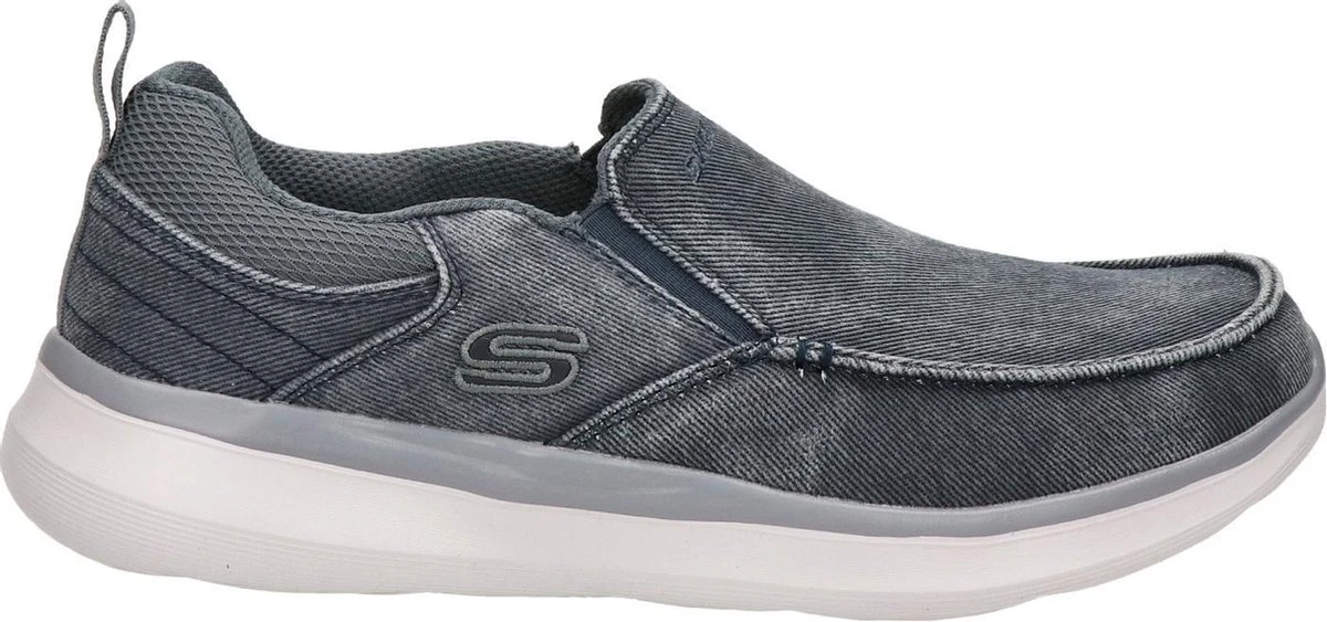 Skechers Delson 2.0 Heren Instappers - Blauw - Maat 48,5 3 Skechers Delson 2.0 Heren Instappers - Blauw - Maat 48,5