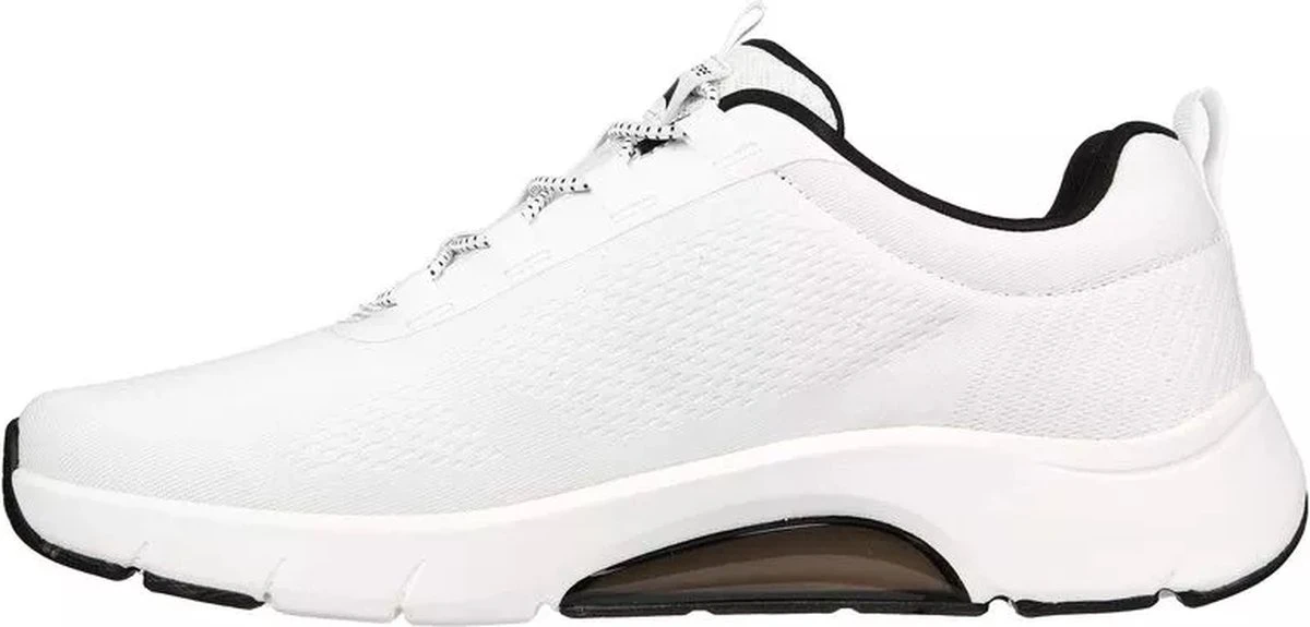 Skechers Skech Air Arch Fit Billo Heren Sneakers - Wit/Zwart - Maat 41 5 Skechers Skech Air Arch Fit Billo Heren Sneakers - Wit/Zwart - Maat 41 - Afbeelding 3