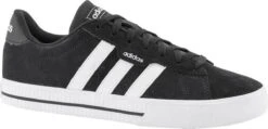 Adidas Daily 3.0 Heren Sneakers Zwart/wit - Maat 46 - Echt Leer