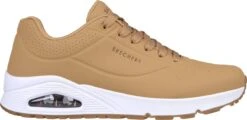 Skechers Uno Stand On Air Heren Sneakers - Cognac - Maat 44