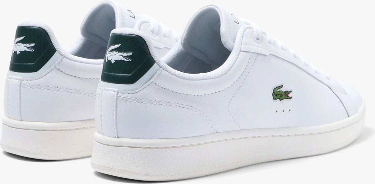 Lacoste Carnaby Pro Mannen Sneakers - White/Dark Green - Maat 44 14 Lacoste Carnaby Pro Mannen Sneakers - White/Dark Green - Maat 44 - Afbeelding 12