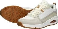 Skechers Uno Layover Sneakers Wit Textiel - Heren - Maat 42 -Nike Winkel 1200x594