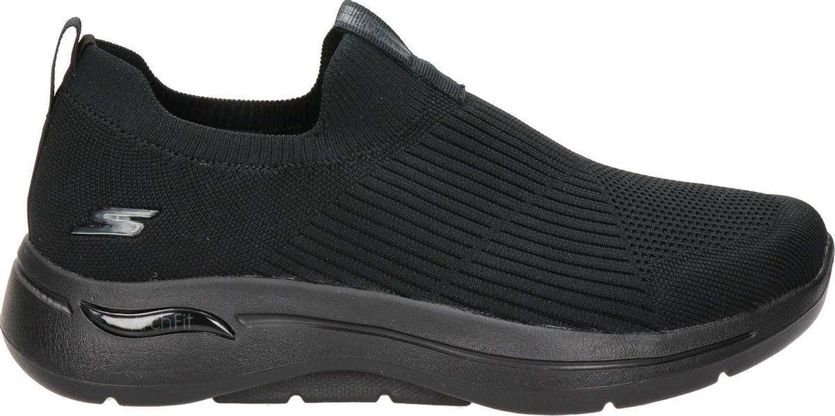 Skechers Go Walk Heren Instapschoen - Zwart Zwart - Maat 44 3 Skechers Go Walk Heren Instapschoen - Zwart Zwart - Maat 44