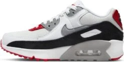 Nike Air Max 90 LTR GS Wit / Rood / Grijs - Sneaker - CD6864-019 - Maat 38 -Nike Winkel 1200x600 4