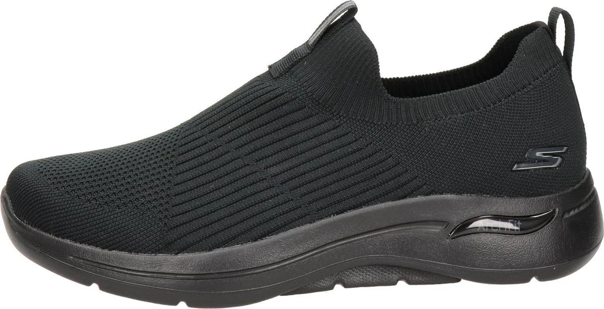 Skechers Go Walk Heren Instapschoen - Zwart Zwart - Maat 44 10 Skechers Go Walk Heren Instapschoen - Zwart Zwart - Maat 44 - Afbeelding 8