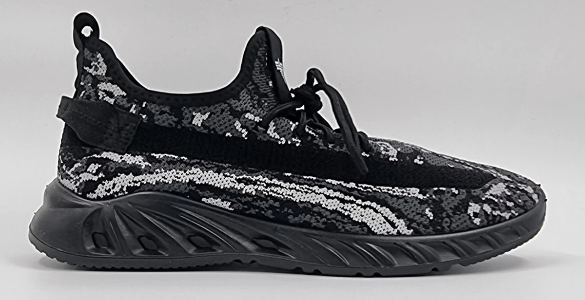 Elong500 - Heren Schoenen - Heren Sneakers - Camo Zwart - Maat 43 5 Elong500 - Heren Schoenen - Heren Sneakers - Camo Zwart - Maat 43 - Afbeelding 3