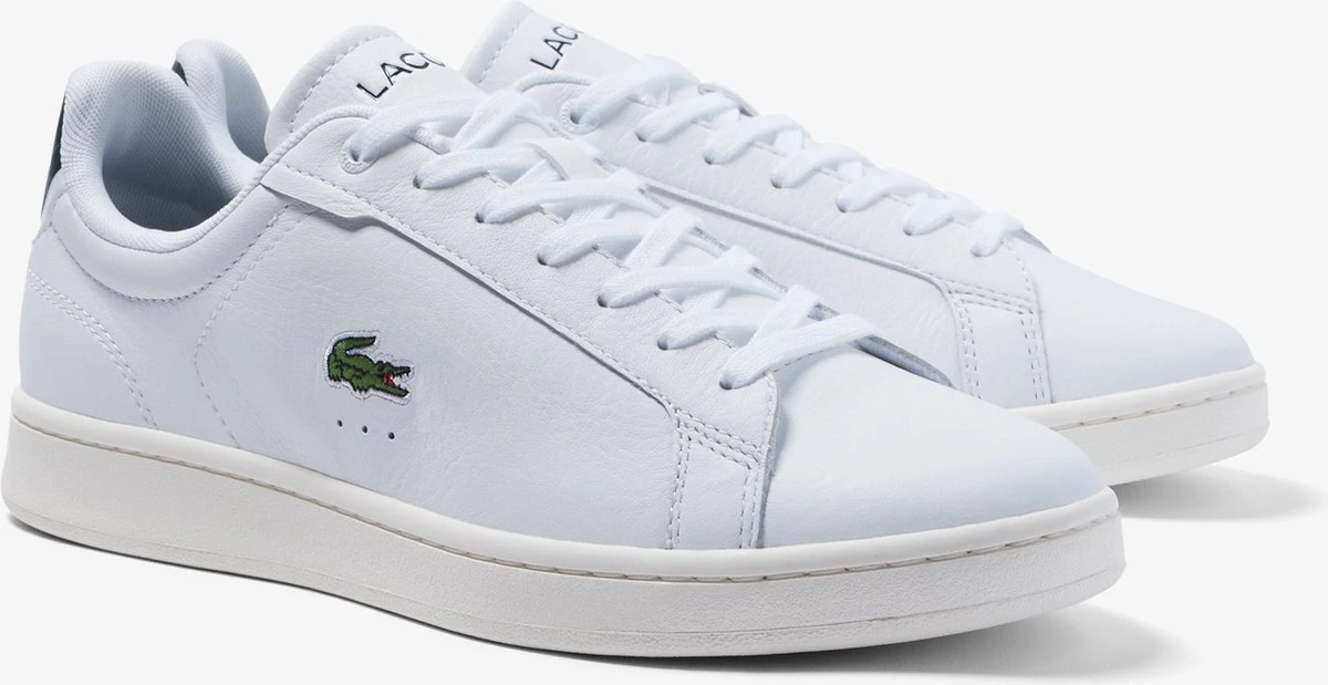 Lacoste Carnaby Pro Mannen Sneakers - White/Dark Green - Maat 44 12 Lacoste Carnaby Pro Mannen Sneakers - White/Dark Green - Maat 44 - Afbeelding 10