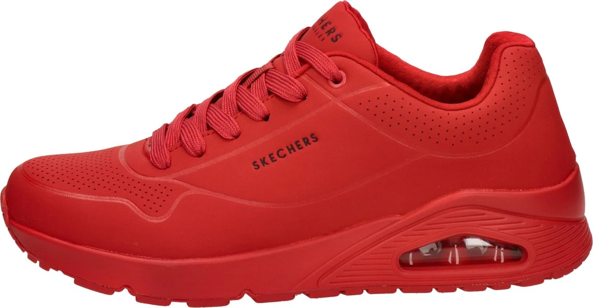 Skechers Uno Stand On Air Heren Sneakers - Rood - Maat 43 9 Skechers Uno Stand On Air Heren Sneakers - Rood - Maat 43 - Afbeelding 7