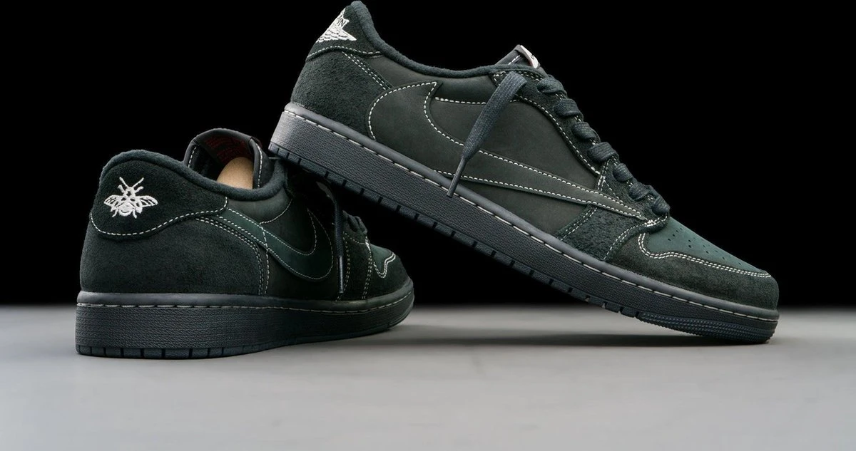 Nike Air Jordan 1 Retro Low OG SP Travis Scott Black Phantom DM7866-001 Maat 41 ZWART Schoenen 15 Nike Air Jordan 1 Retro Low OG SP Travis Scott Black Phantom DM7866-001 Maat 41 ZWART Schoenen - Afbeelding 13
