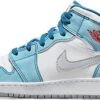 Nike Air Jordan 1 Mid SE (GS), French Blue, DR6235-401, EUR 35.5 -Nike Winkel 1200x647 1