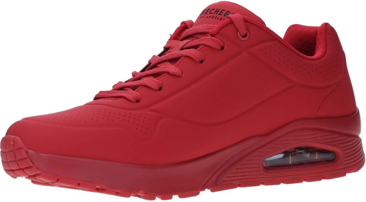Skechers Uno Stand On Air Heren Sneakers - Rood - Maat 43 7 Skechers Uno Stand On Air Heren Sneakers - Rood - Maat 43 - Afbeelding 5