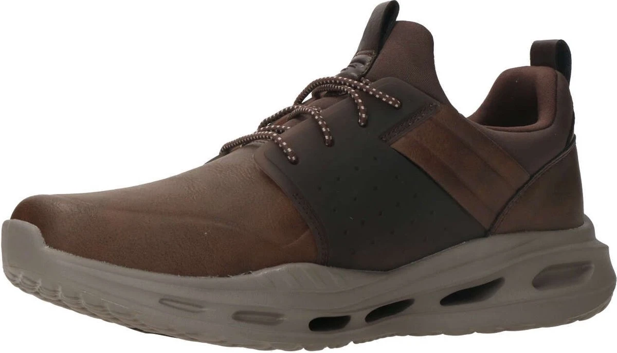 Skechers Arch Fit Orvan Sneaker - Mannen - Bruin/Cognac - Maat 43 12 Skechers Arch Fit Orvan Sneaker - Mannen - Bruin/Cognac - Maat 43 - Afbeelding 10