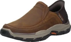 Skechers Respected Slip-ins Heren Sneaker - Cognac - Maat 47,5 -Nike Winkel 1200x708