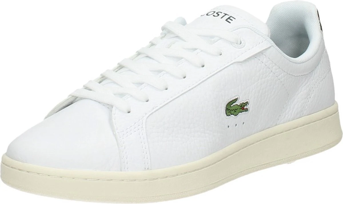 Lacoste Carnaby Pro Mannen Sneakers - White/Dark Green - Maat 44 4 Lacoste Carnaby Pro Mannen Sneakers - White/Dark Green - Maat 44 - Afbeelding 2