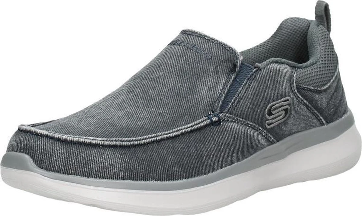 Skechers Delson 2.0 Heren Instappers - Blauw - Maat 48,5 12 Skechers Delson 2.0 Heren Instappers - Blauw - Maat 48,5 - Afbeelding 10