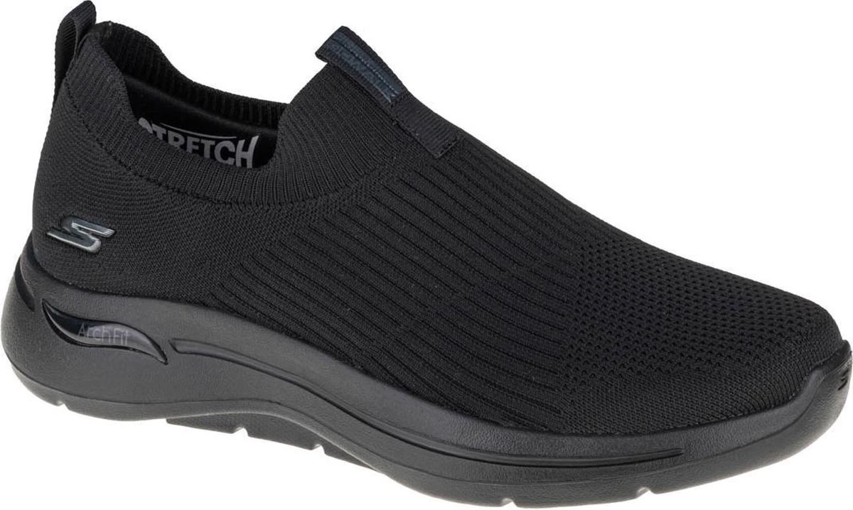 Skechers Go Walk Heren Instapschoen - Zwart Zwart - Maat 44 13 Skechers Go Walk Heren Instapschoen - Zwart Zwart - Maat 44 - Afbeelding 11
