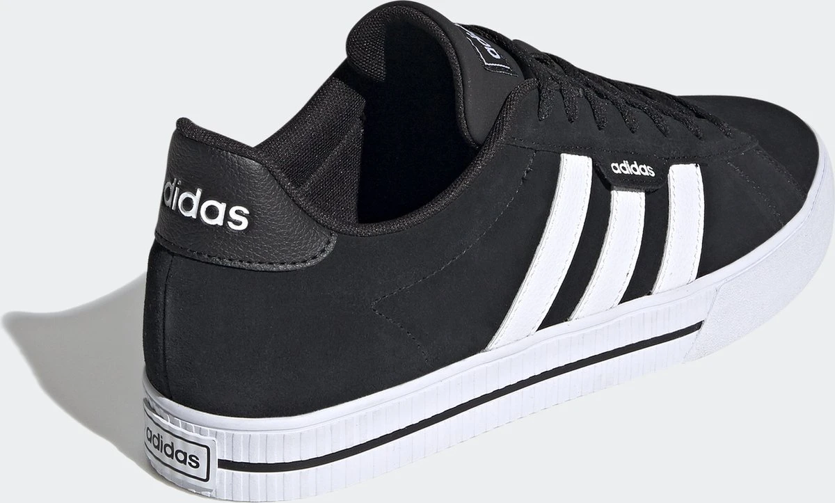Adidas Daily 3.0 Heren Sneakers Zwart/wit - Maat 46 - Echt Leer 9 Adidas Daily 3.0 Heren Sneakers Zwart/wit - Maat 46 - Echt Leer - Afbeelding 7