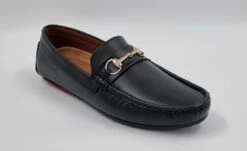 DEJAVU - Heren Loafers - Moccassin - Zwart - Maat 40