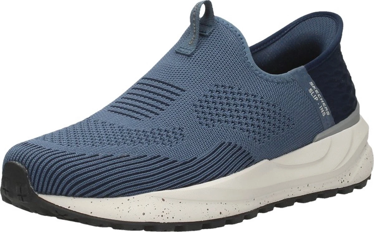 Skechers Bogdin Instappers Blauw Textiel - Heren - Maat 47 9 Skechers Bogdin Instappers Blauw Textiel - Heren - Maat 47 - Afbeelding 7