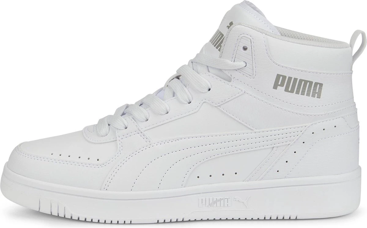 PUMA Rebound JOY Unisex Sneakers - White/Limestone - Maat 43 19 PUMA Rebound JOY Unisex Sneakers - White/Limestone - Maat 43 - Afbeelding 17