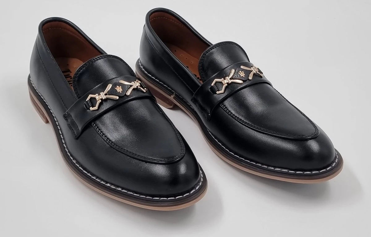TOMSHOES - Heren Schoenen - Heren Loafers - Zwart - Maat 43 7 TOMSHOES - Heren Schoenen - Heren Loafers - Zwart - Maat 43 - Afbeelding 5